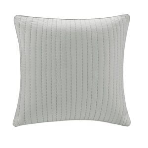 Ink+Ivy - Euro Camila Quilted Sham Gray Gray